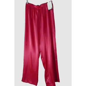 NWT Mix‎ It Women’s Size M Red Drawstring Elastic Pajama Lounge Pants Y2K
